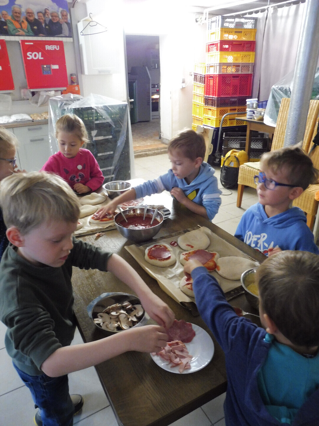 Pizzaduft liegt in der Luft